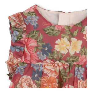 Chloé - Conjunto de top y braguita Fleurie de algodón orgánico | Palo de rosa