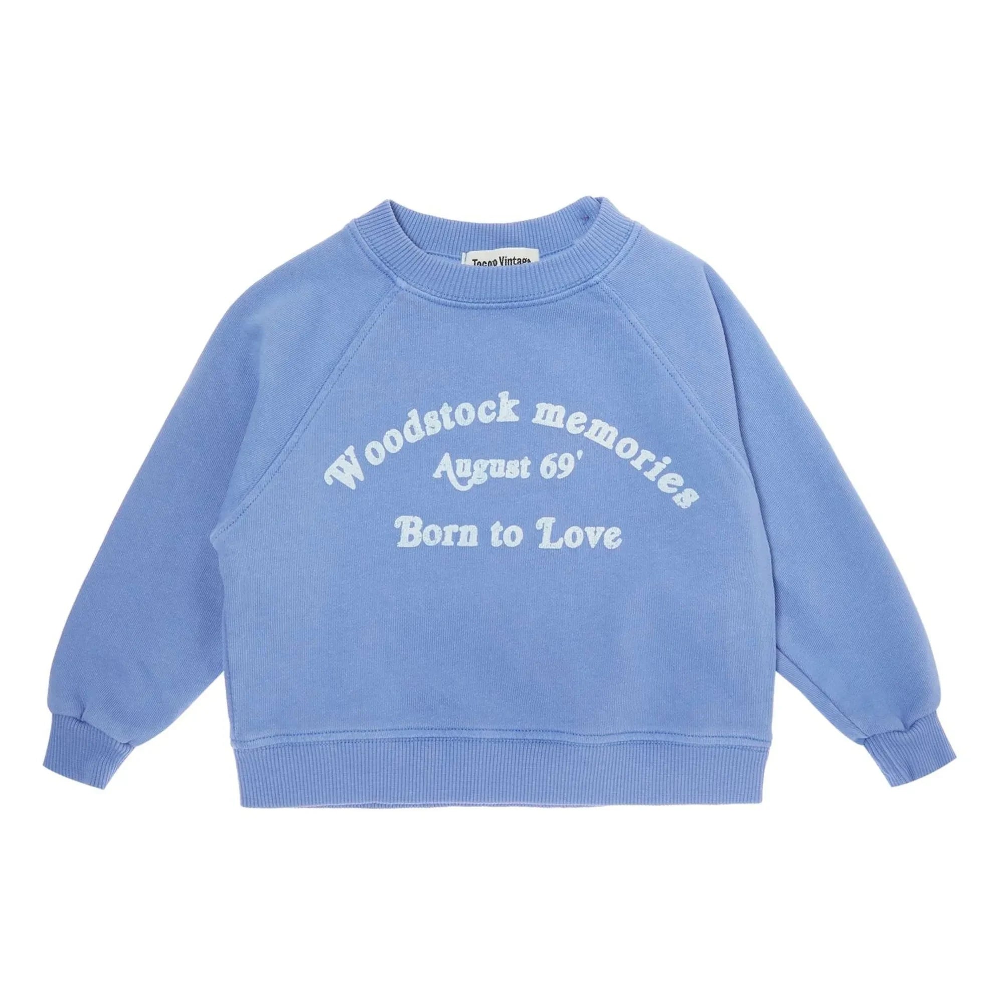 Tocoto Vintage - Sudadera Woodstock | Azul