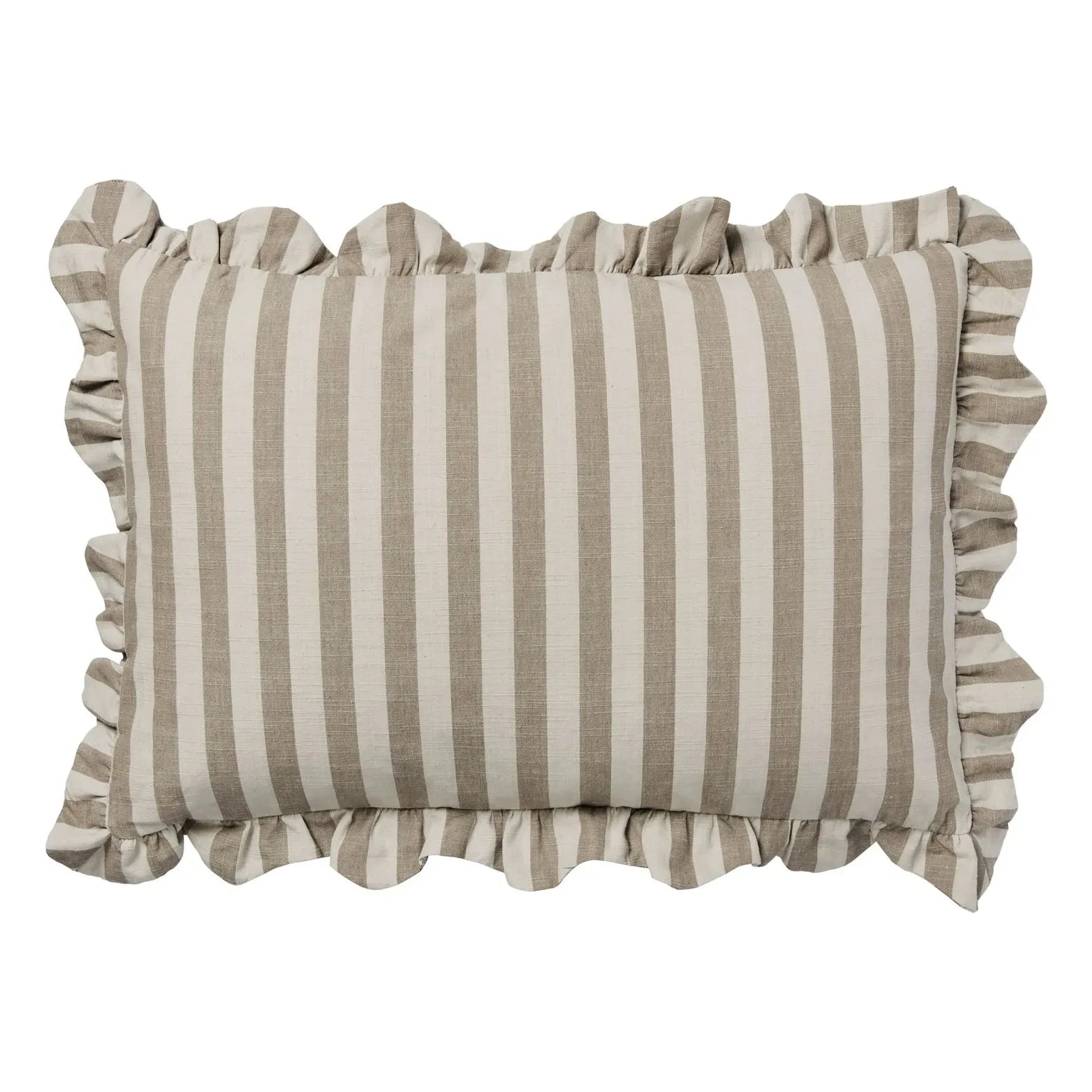 Broste Copenhagen - Funda de almohada rectangular Ina | Marrón