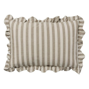 Broste Copenhagen - Funda de almohada rectangular Ina | Marrón