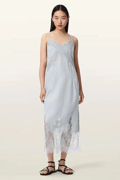 Vestido lencero de lino SAMIA de AllSaints