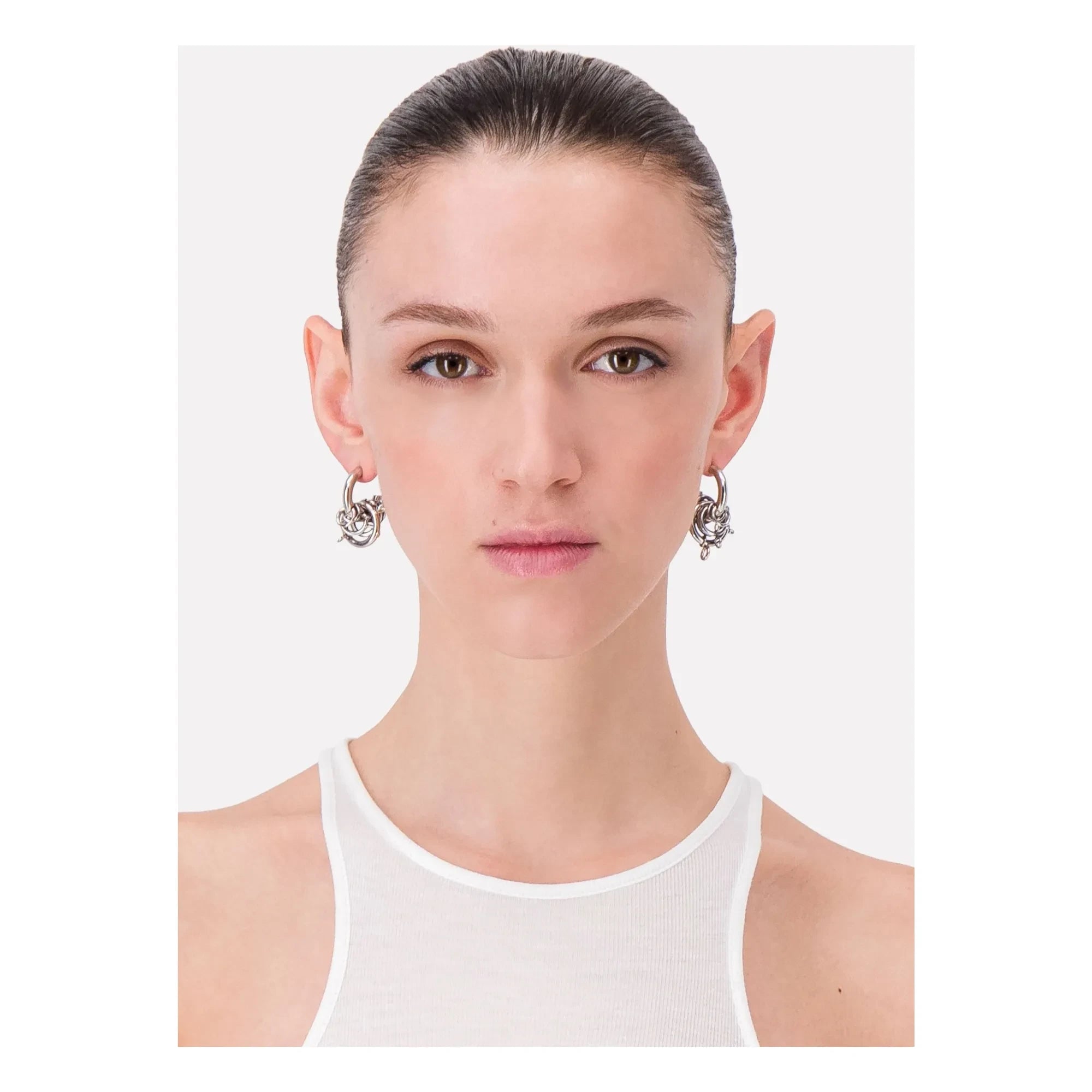 Justine Clenquet - Pendientes Jay | Plateado