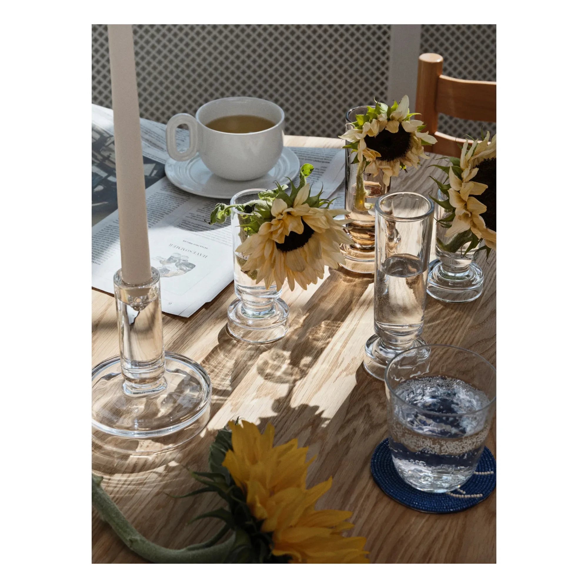 Broste Copenhagen - Taza de gres Stevns | Blanco