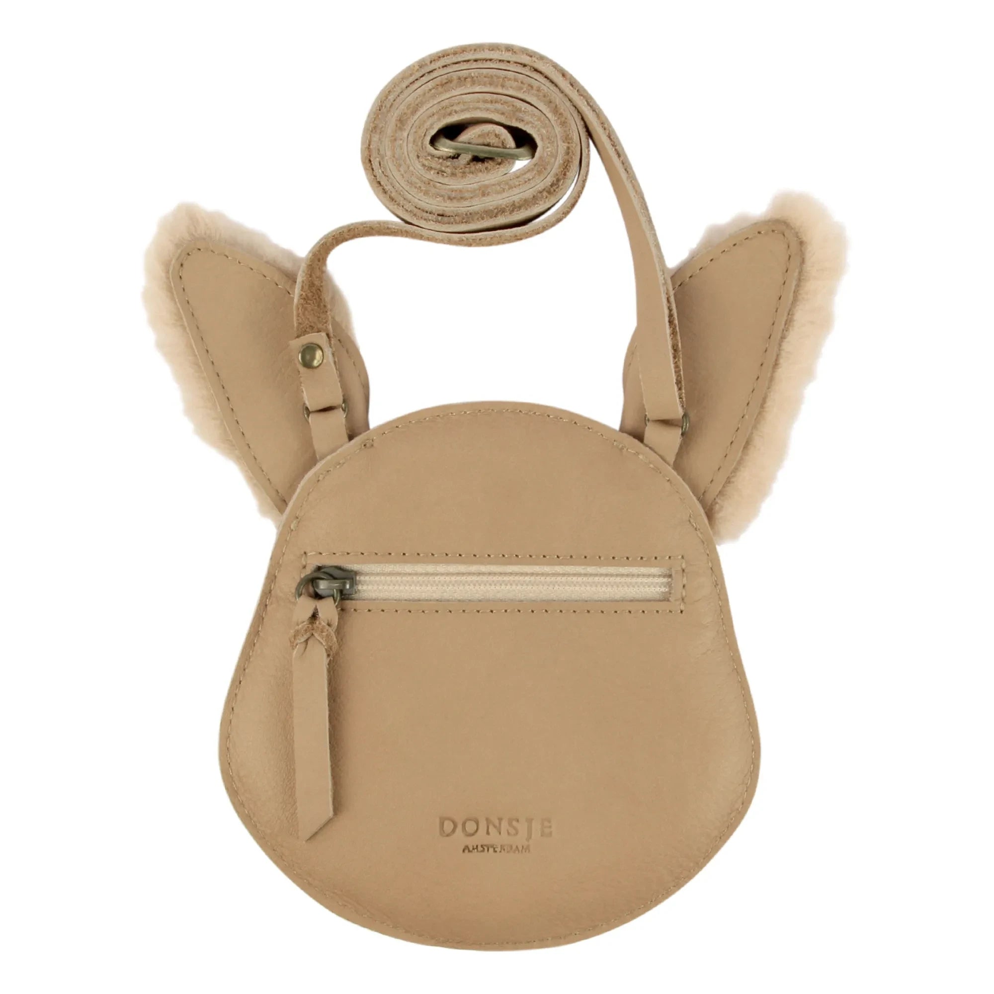Donsje - Bolso de conejo exclusivo Britta | Beige
