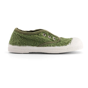Bensimon - Zapatillas Tennis Elly Broderie Anglaise | Caqui