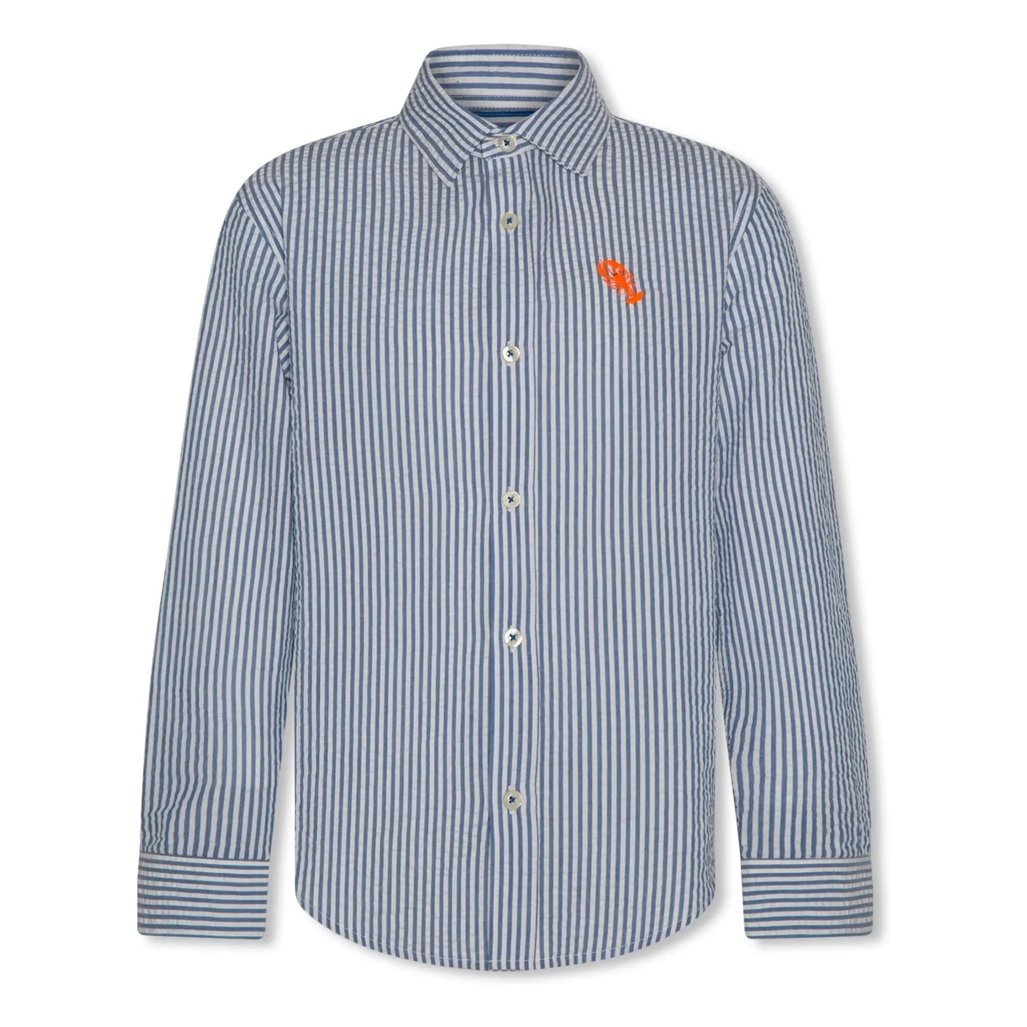 AO76 - Camisa de rayas Alan Lobster | Azul