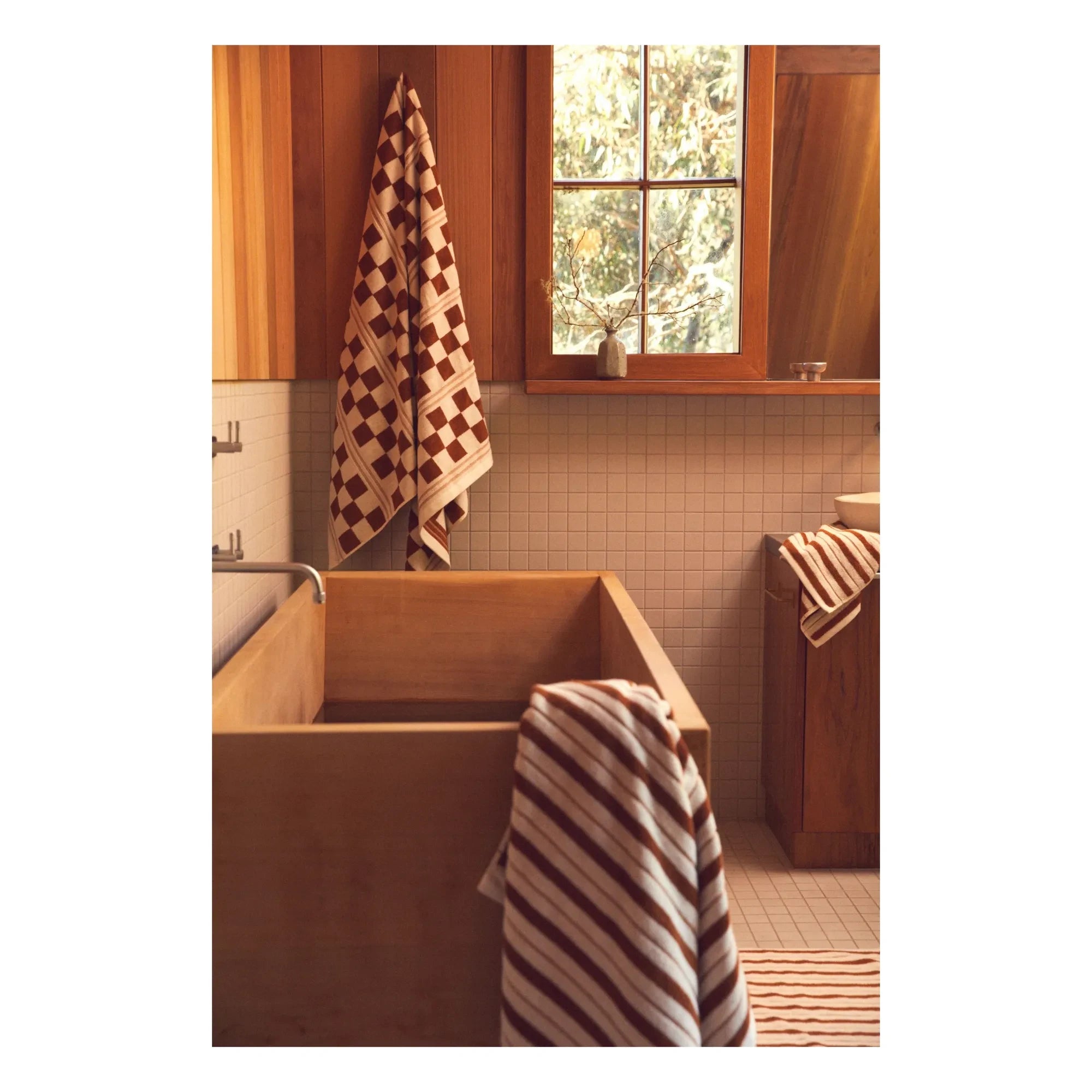Baina - Toalla de baño Busby | Terracota