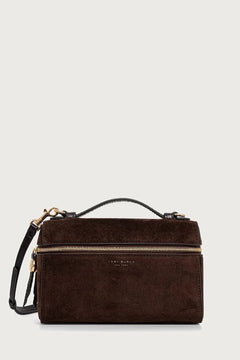 Bolso cruzado de ante Romy Tory Burch para mujer