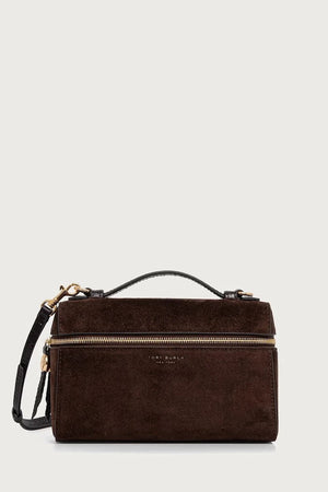 Bolso cruzado de ante Romy Tory Burch para mujer