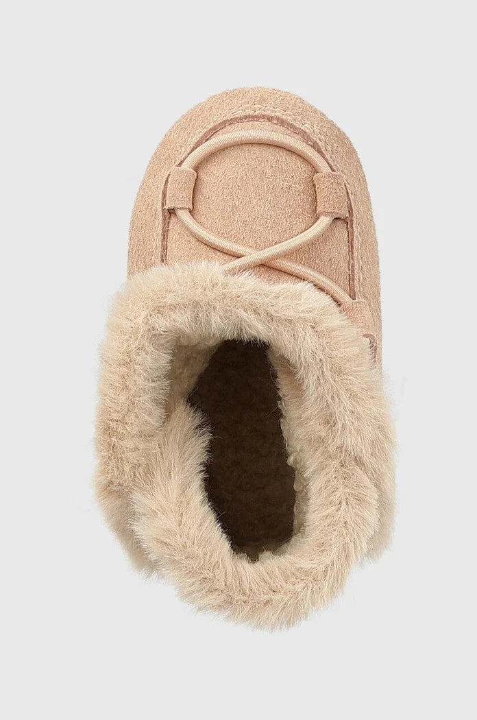 Moon Boot Crib Botas de Nieve de Ante para Niños