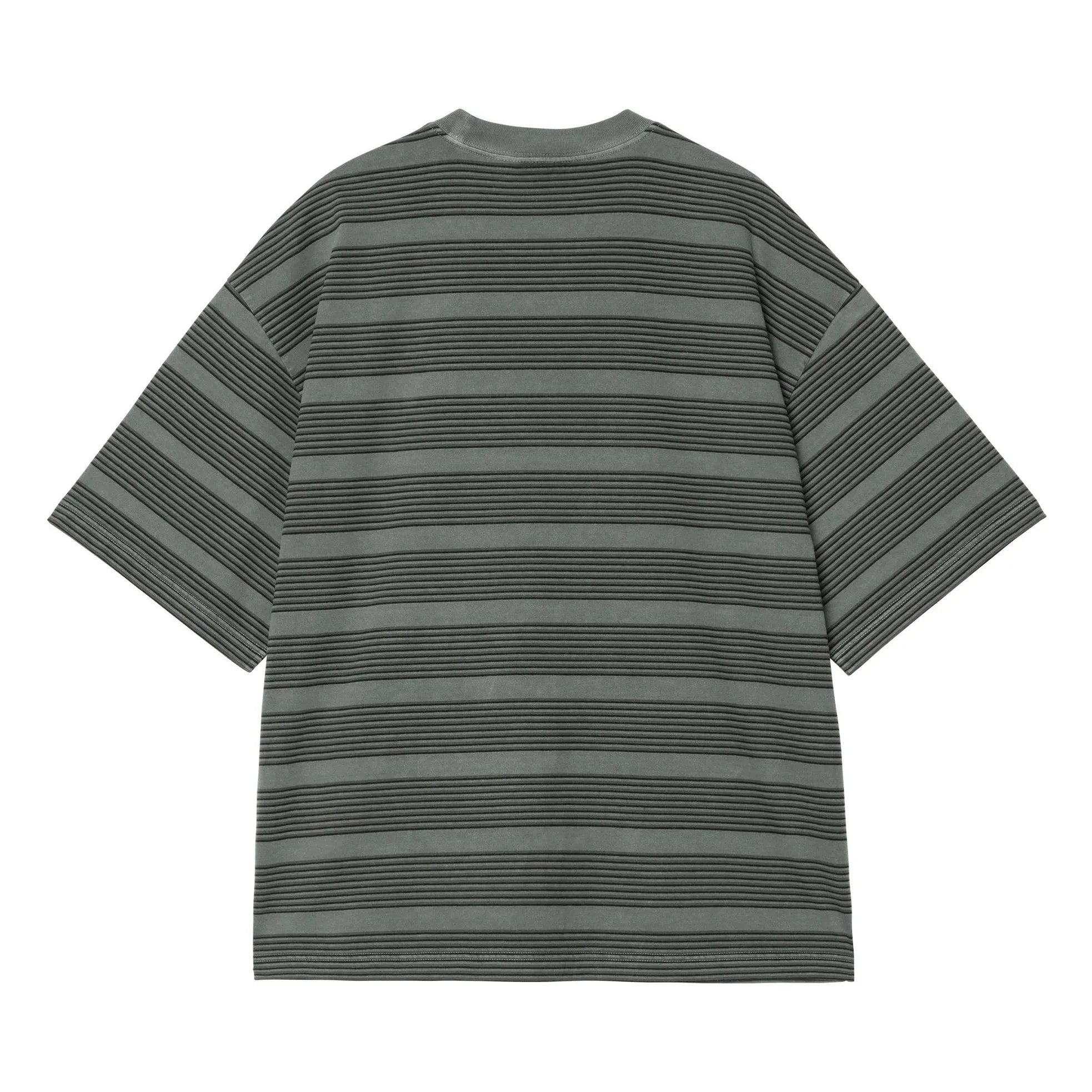 Carhartt WIP - Camiseta de rayas Hanson | Gris-verde