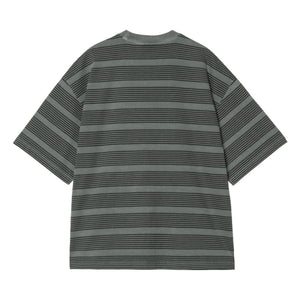 Carhartt WIP - Camiseta de rayas Hanson | Gris-verde