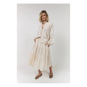 Lollys Laundry - Blusa de algodón Hailey | Crema