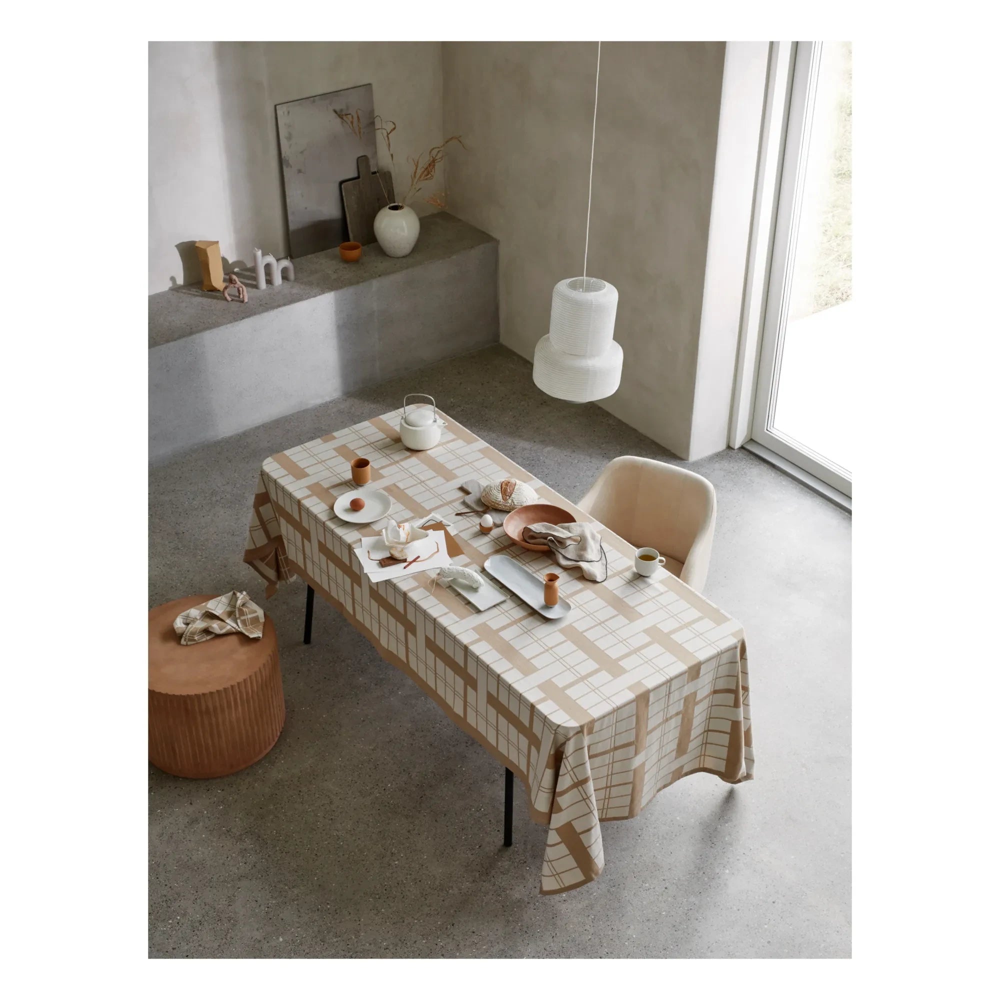 Broste Copenhagen - Lámpara colgante de papel William | Blanca