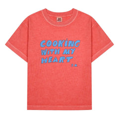 Jelly Mallow - Cooking With My Heart Camiseta | Rojo