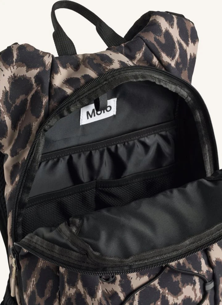 Molo - Mochila Leopardo Activo | Marrón