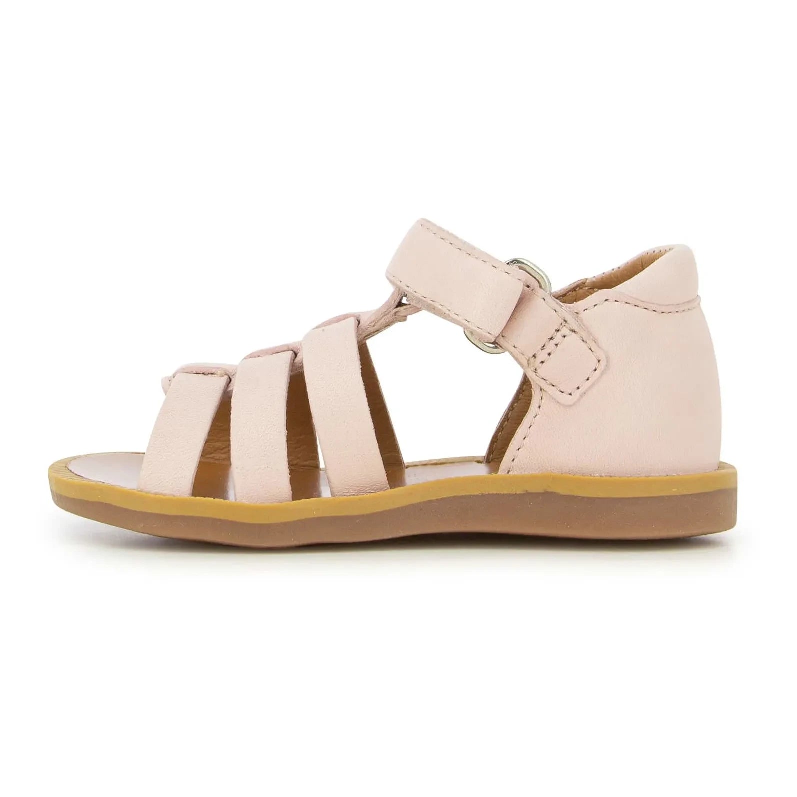 Pom d'Api - Sandalias con hebilla Poppy | Rosa empolvado