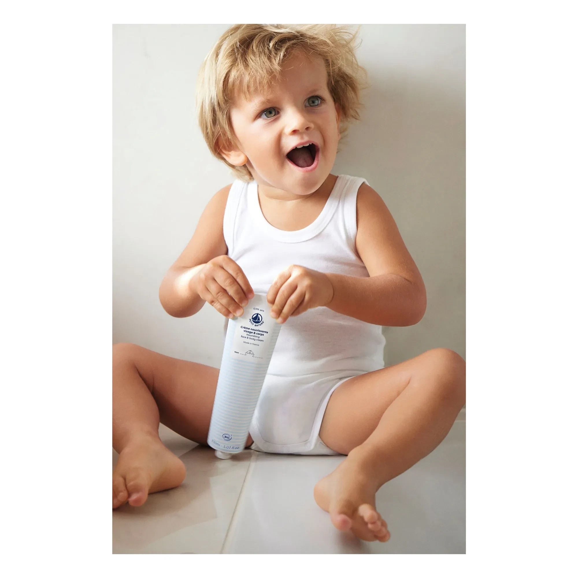 Petit Bateau - Crema nutritiva para rostro y cuerpo - 150 ml