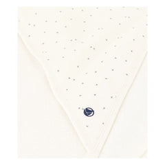 Petit Bateau - Cuadrada de baño Mapine Etoiles | Blanca