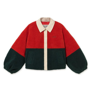 The Tiny Big Sister - Chaqueta Sherpa | Roja