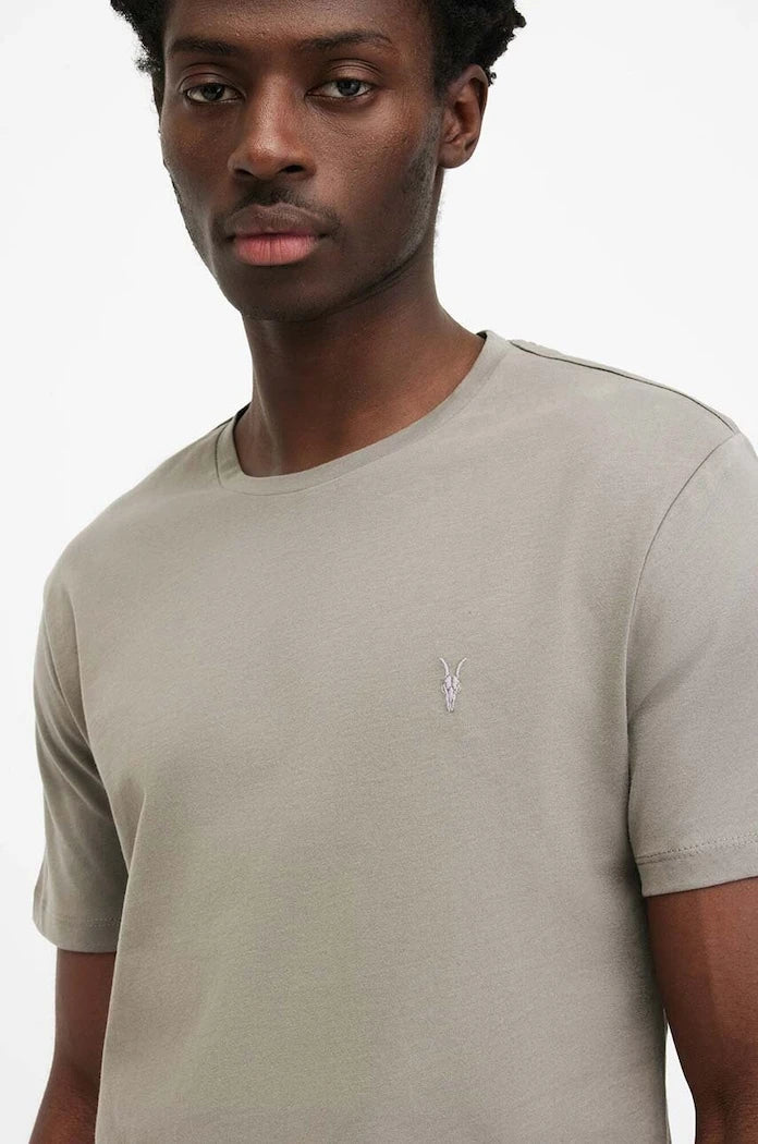 Camiseta de algodón AllSaints BRACE SS CREW