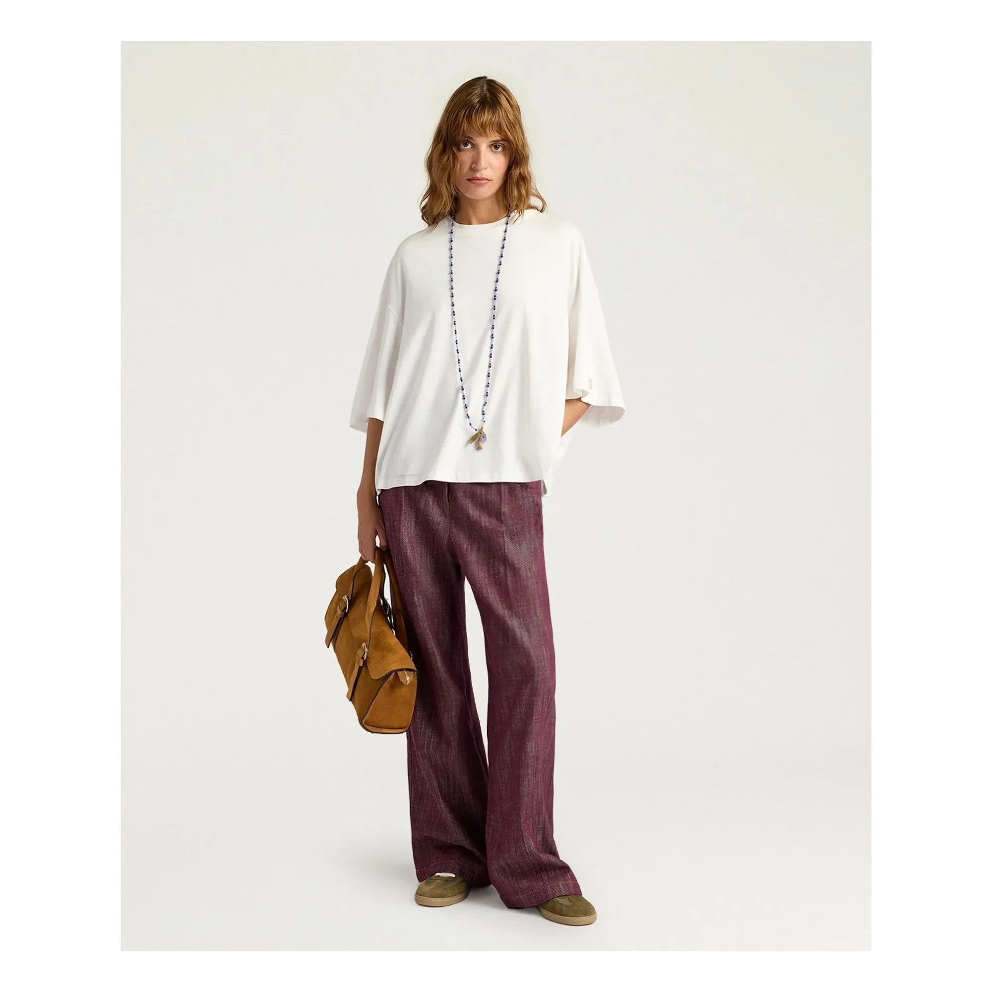 Momoni - Camiseta de algodón Journey | Blanco