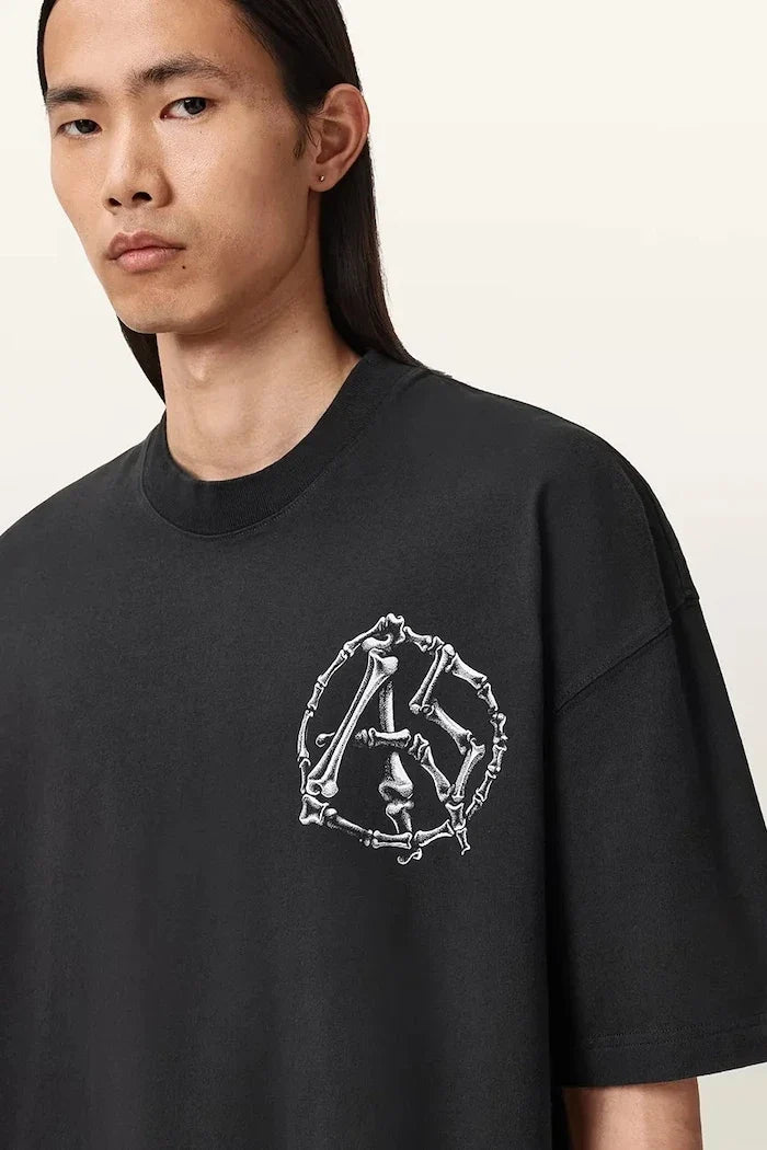 Camiseta de algodón AllSaints ANATOMICA