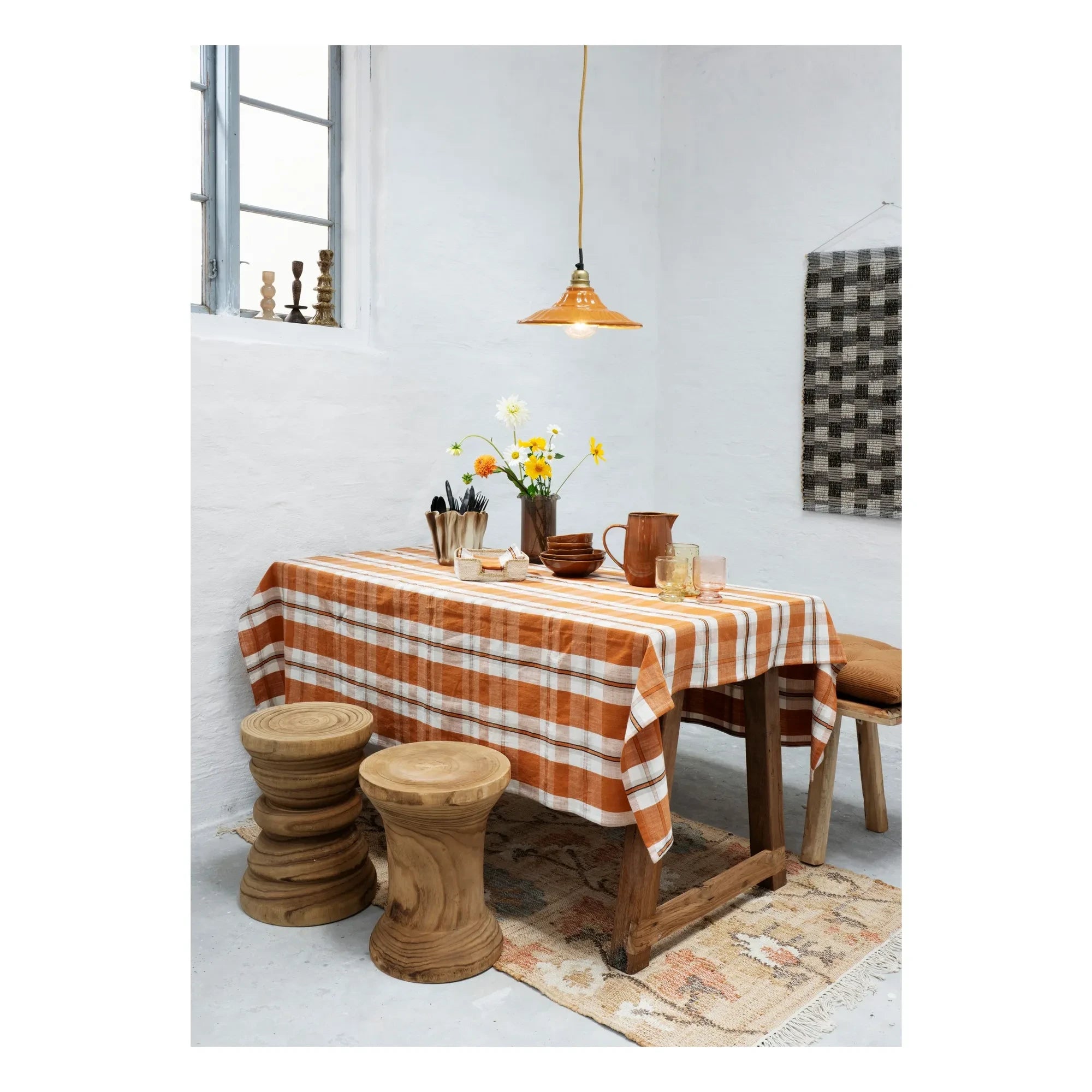 Madam Stoltz - Mantel con estampado de calabaza