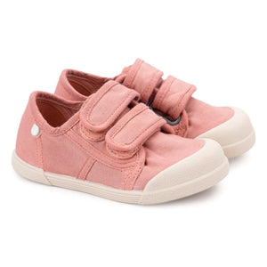 Igor - Zapatillas deportivas de doble raya Lona | Rosa pálido