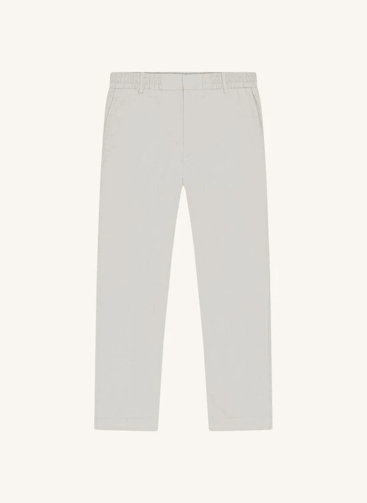 NN.07 - Pantalones Elastizados Billie 1469 Algodón Orgánico | Crema