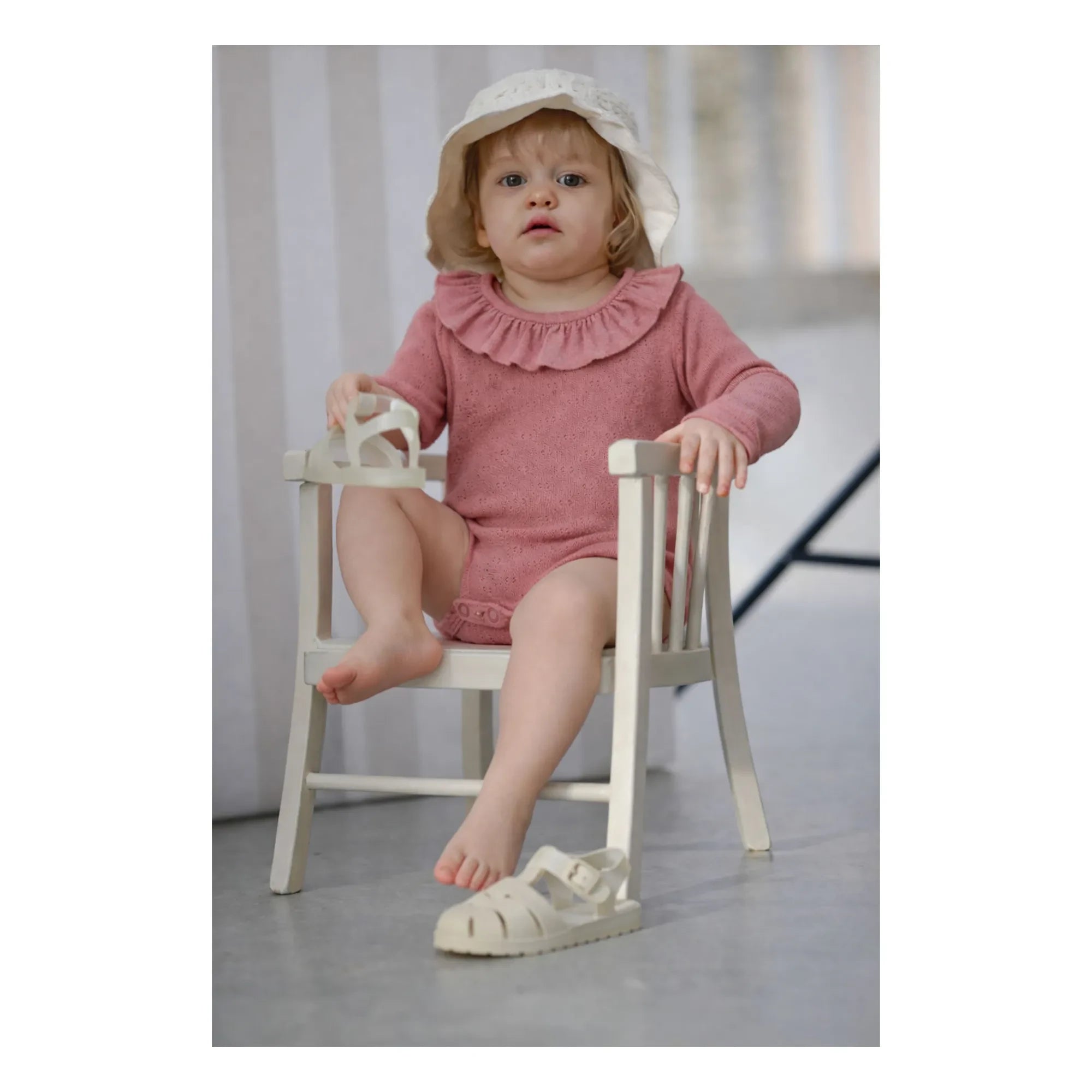 Lililotte - Body Pointelle Alma Algodón Orgánico | Rosa