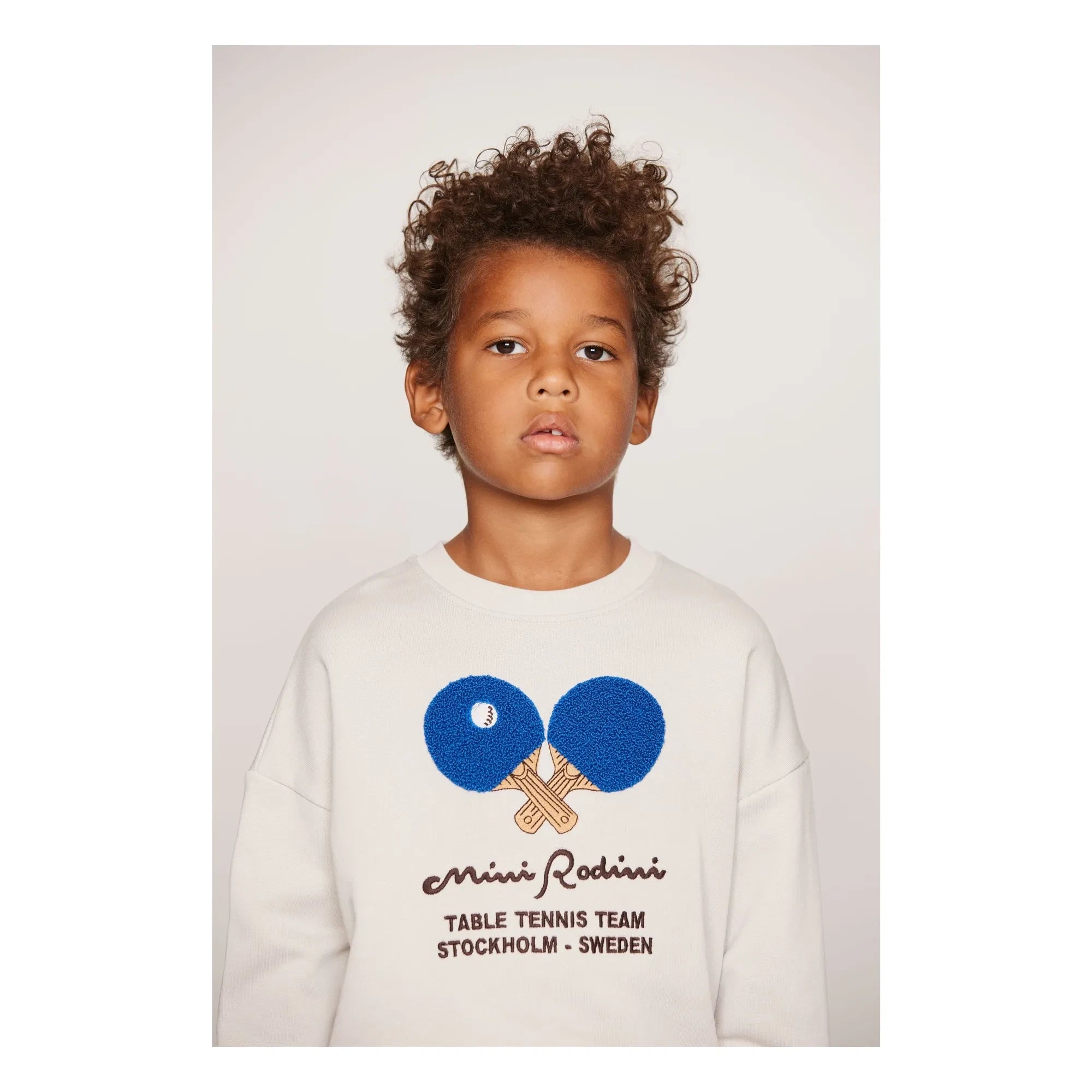 Mini Rodini - Sudadera Ping Pong de algodón orgánico | Gris