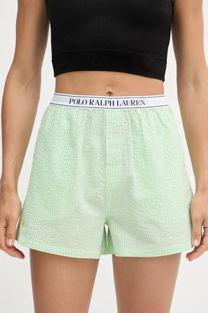 Pantalón corto de pijama de algodón para mujer Polo Ralph Lauren
