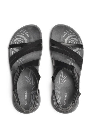 Merrell sandalia de cuero para mujer con talón abierto HARBOR BACKSTRAP