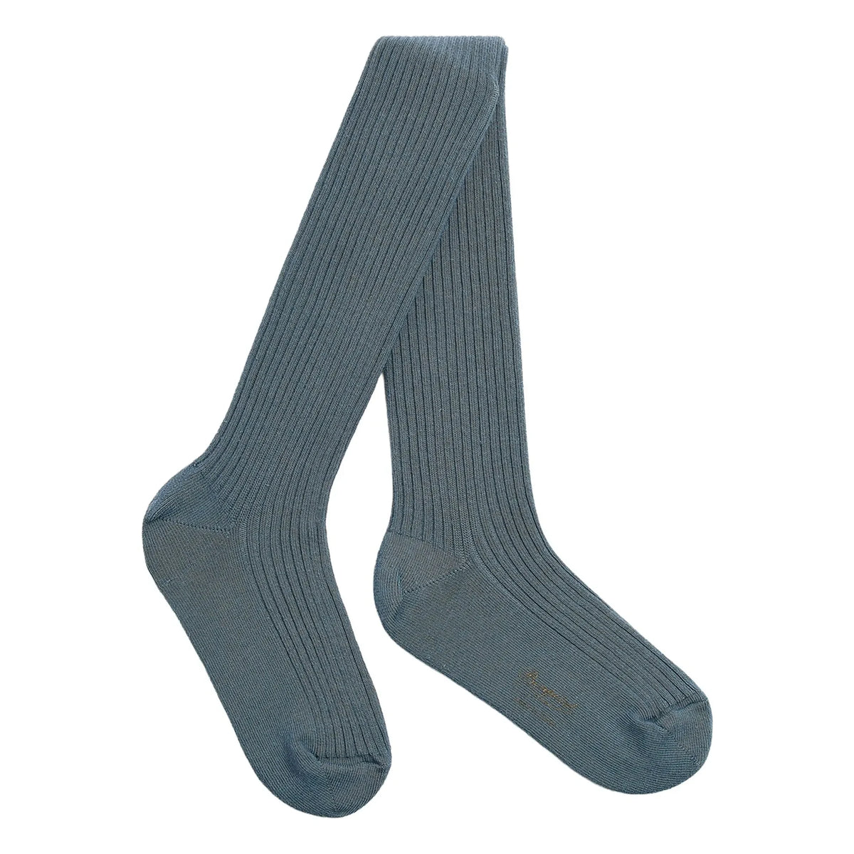 Bonpoint - Leotardos Thomina nervados | Azul Celadón