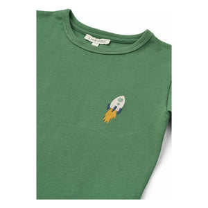 Liewood - Camiseta Apia Love My Planet de Algodón Orgánico | Verde