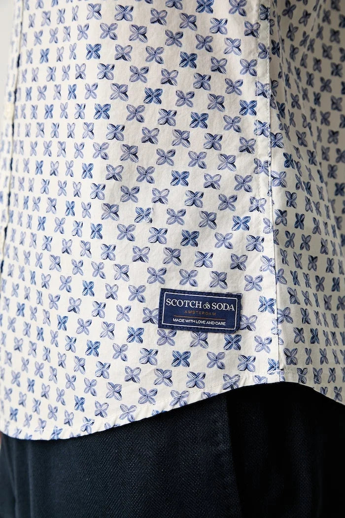 Camisa de algodón Scotch & Soda para hombre