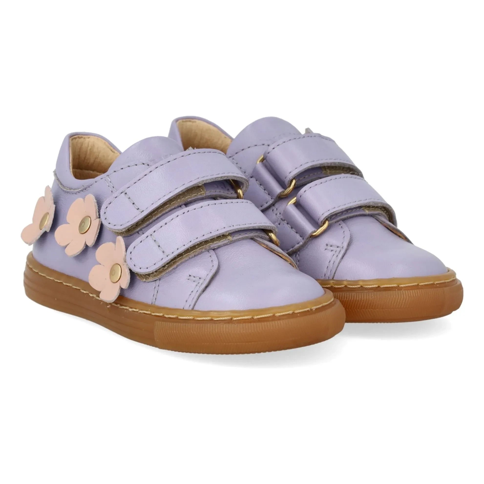 Angulus - Zapatillas florales de doble raya | Lila