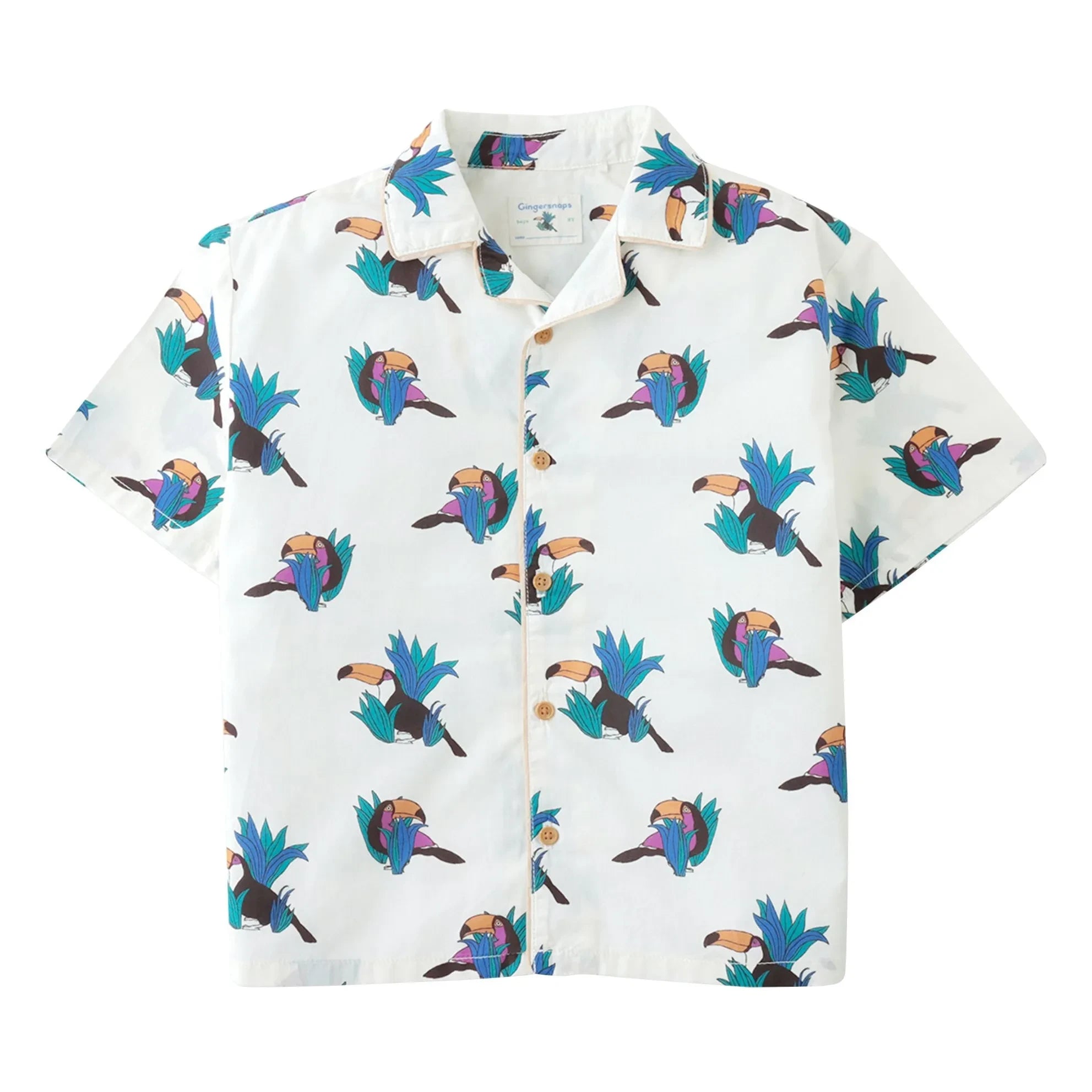 Gingersnaps - Camiseta Swiper Toucans | Blanco