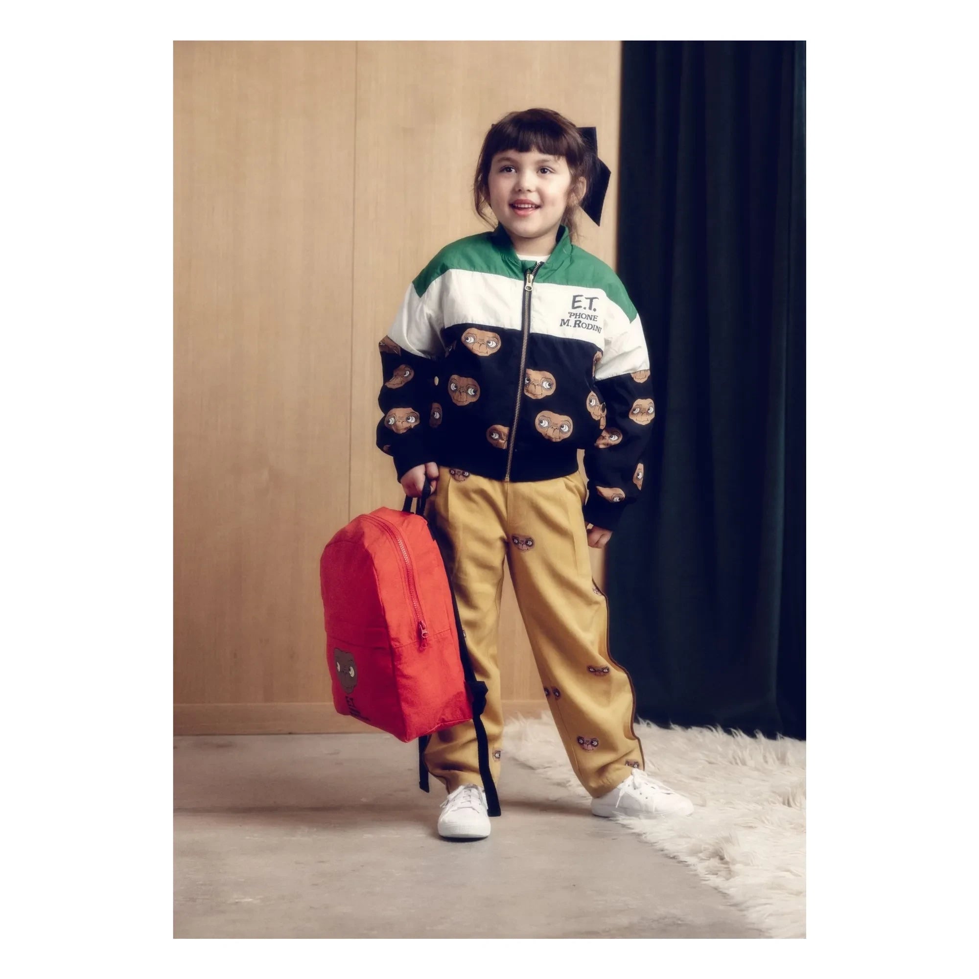 Mini Rodini - Chaqueta de béisbol de E.T. | Verde