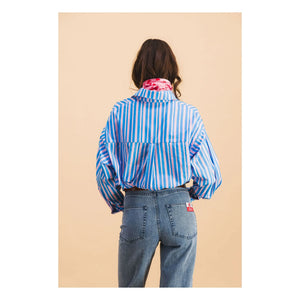Elise Chalmin - Camisa de rayas Dona | Azul