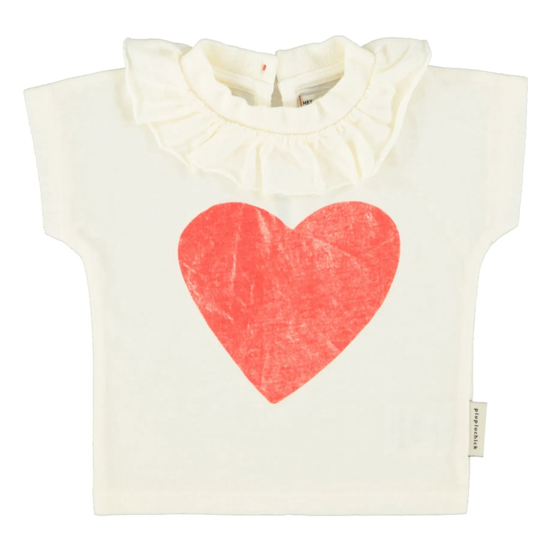 Piupiuchick - Camiseta Corazón | Crudo