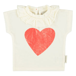 Piupiuchick - Camiseta Corazón | Crudo