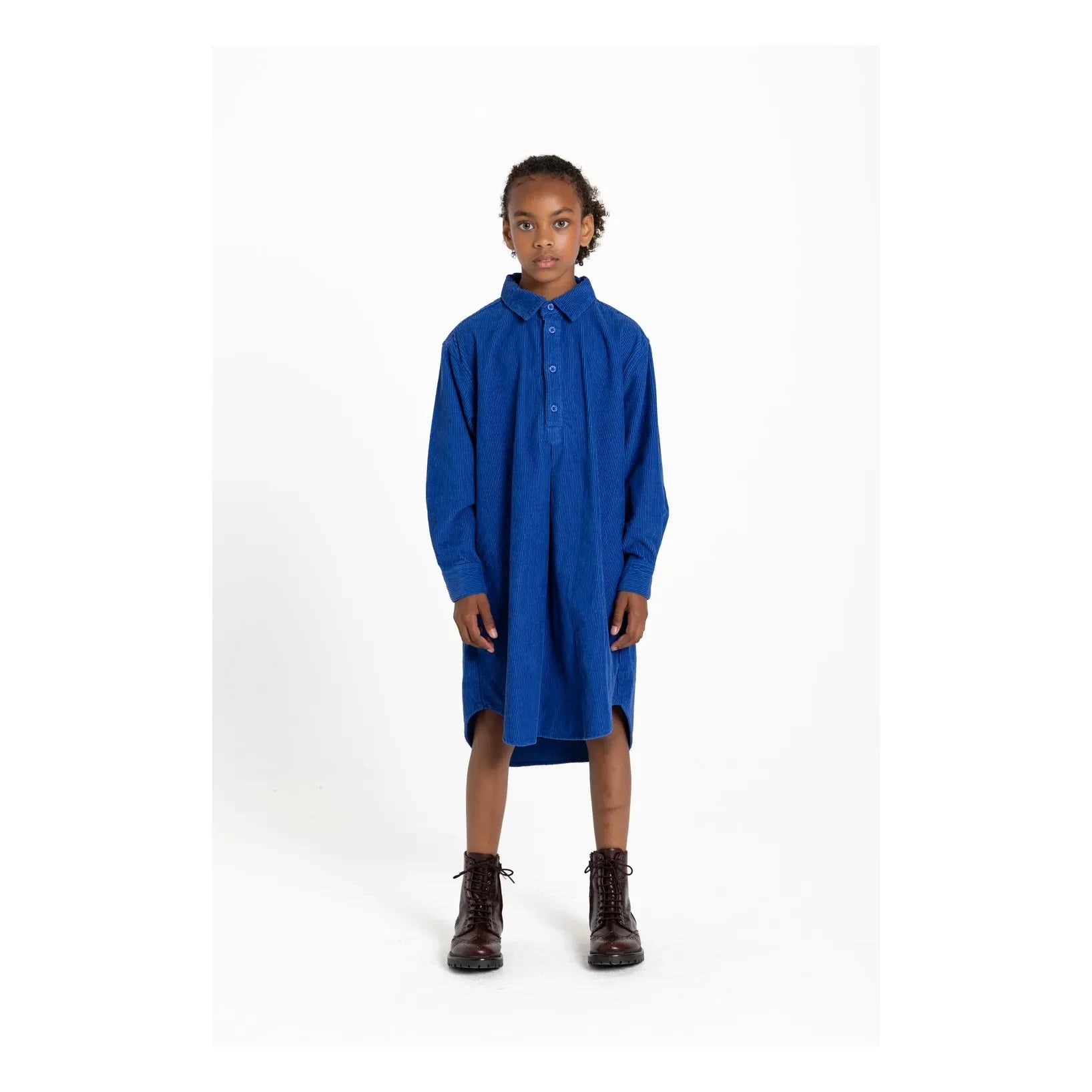 Smallable Kid - Vestido camisero Silva | Azul eléctrico