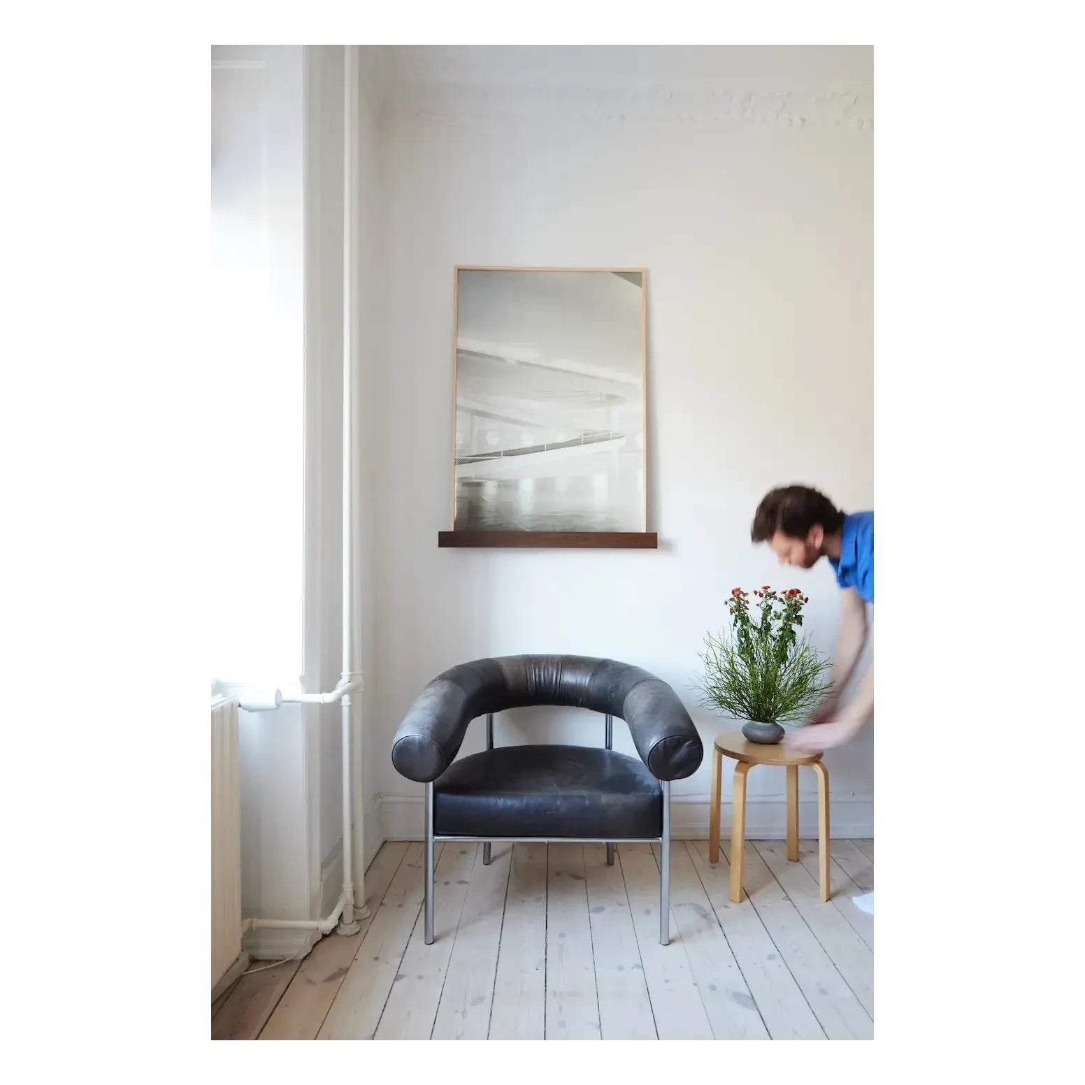 Paper Collective - Soporte de madera para pancartas | Roble oscuro