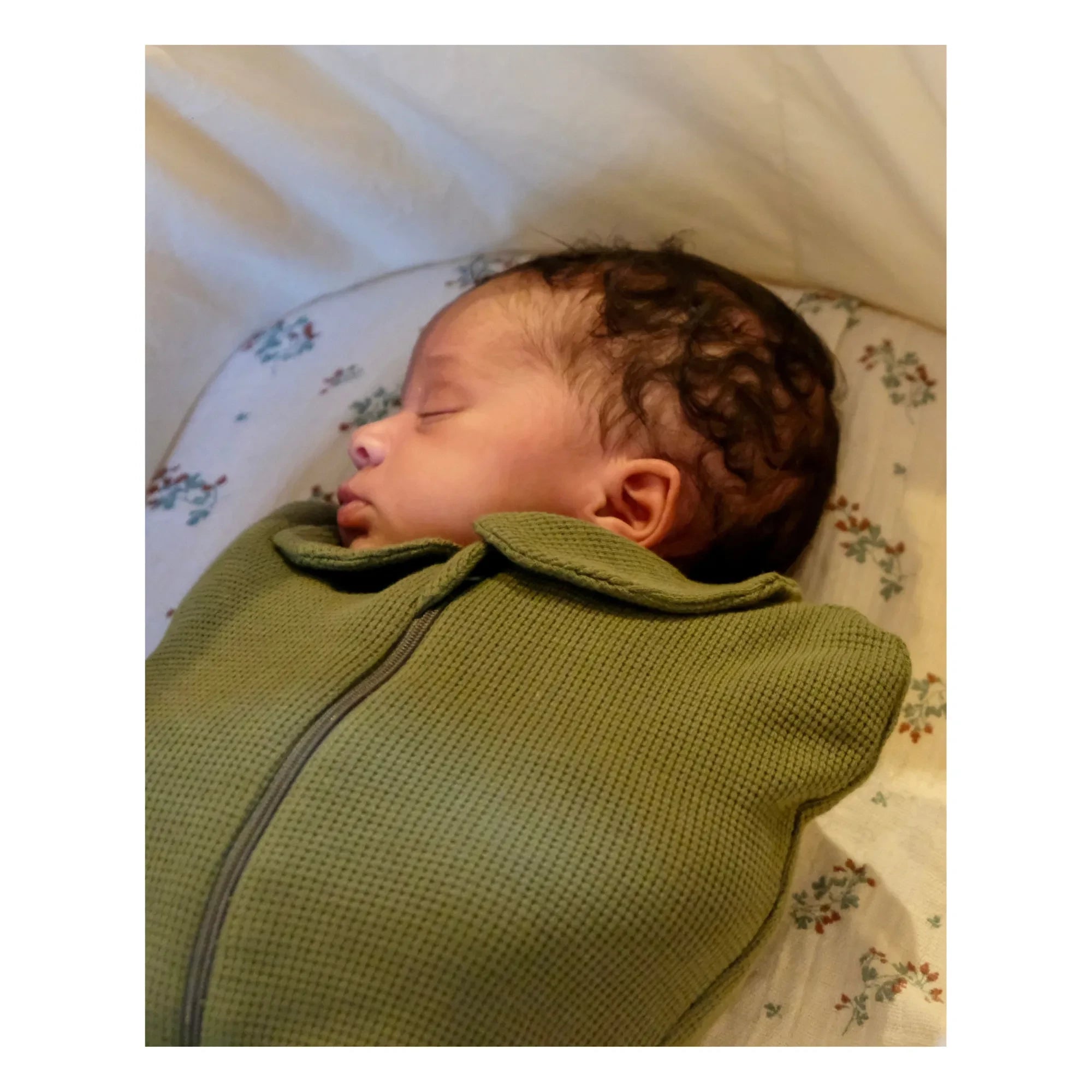 Tante Reine - Saco de dormir arrullo de algodón orgánico | Caqui