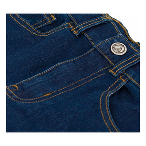Petit Bateau - Vaquero Crudo Ajustable | Azul Oscuro