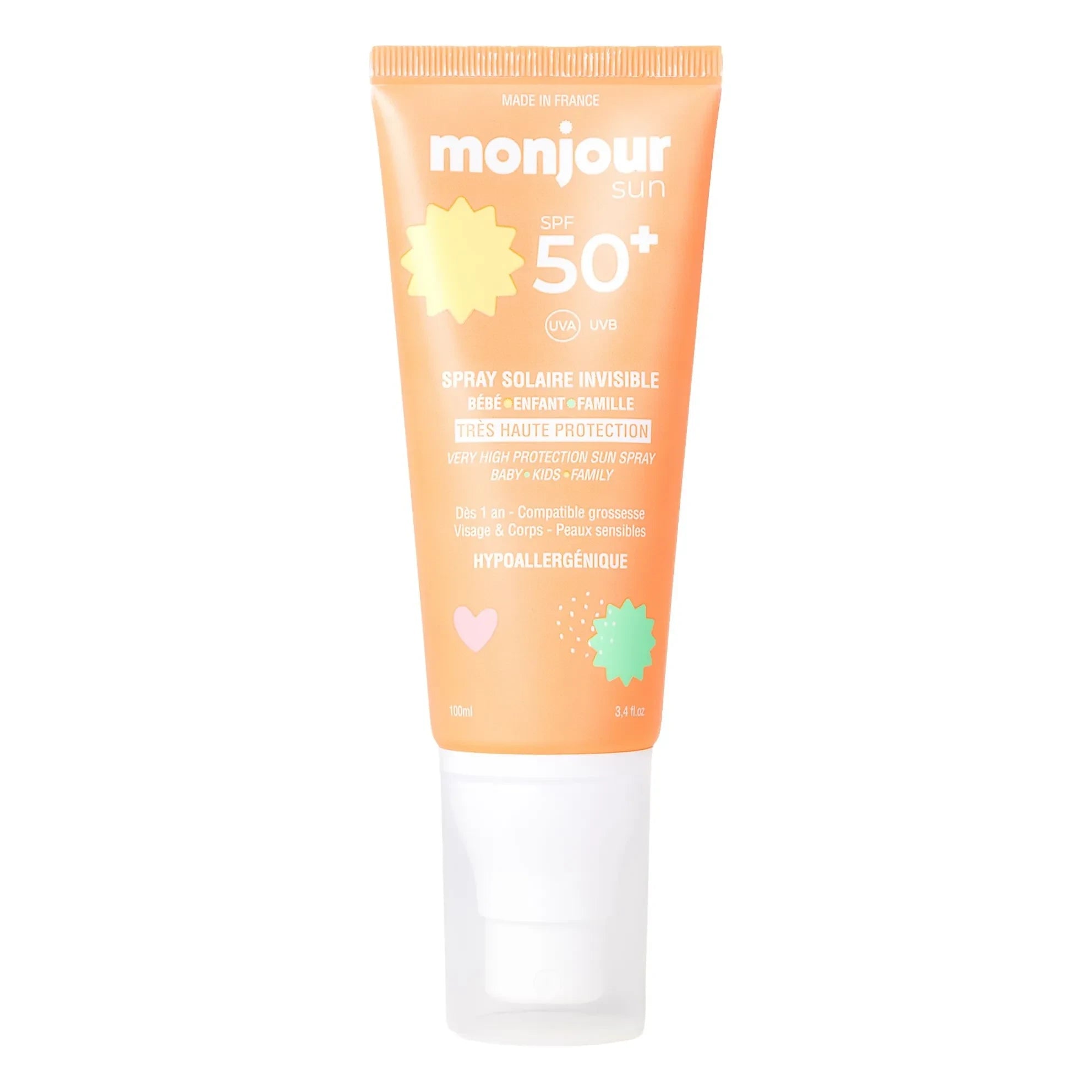 Monjour - Protector solar en spray SPF50+ - 100 ml