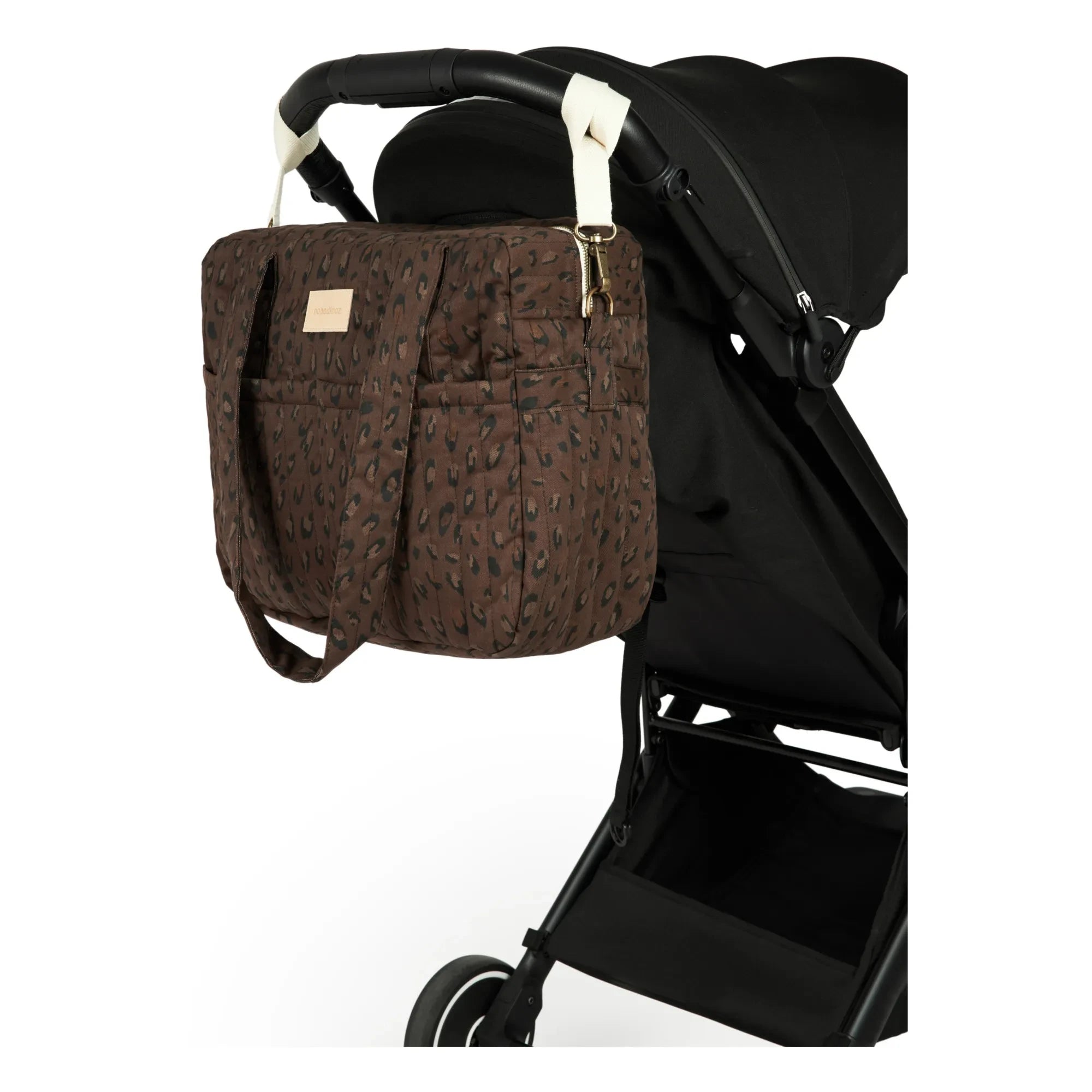 Nobodinoz - Bolso de Maternidad Hyde Park | Leopardo