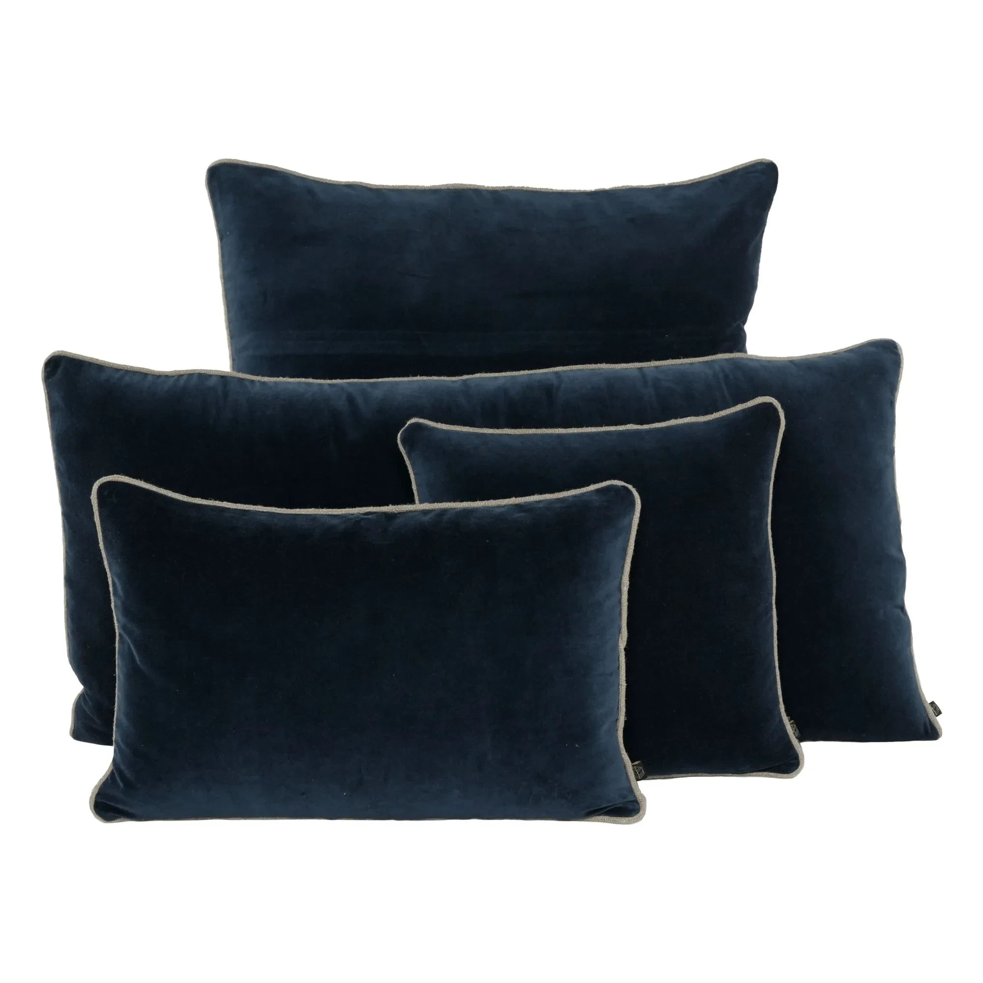 Haomy - Funda de almohada de terciopelo Nueva Delhi | Tinta